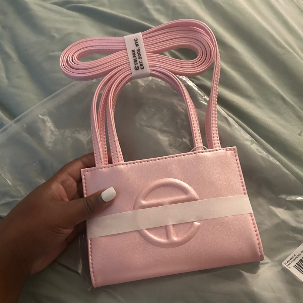 Ballerina pink small Telfar shopping bag